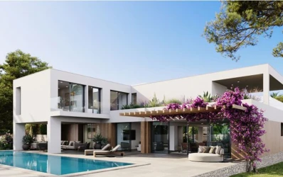 Moderne nieuw gebouwde villa op geweldige locatie dicht bij stranden
