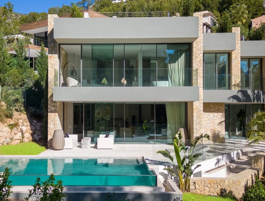 Prachtige gloednieuwe villa in Son Vida met uitzicht op de stad Palma-1