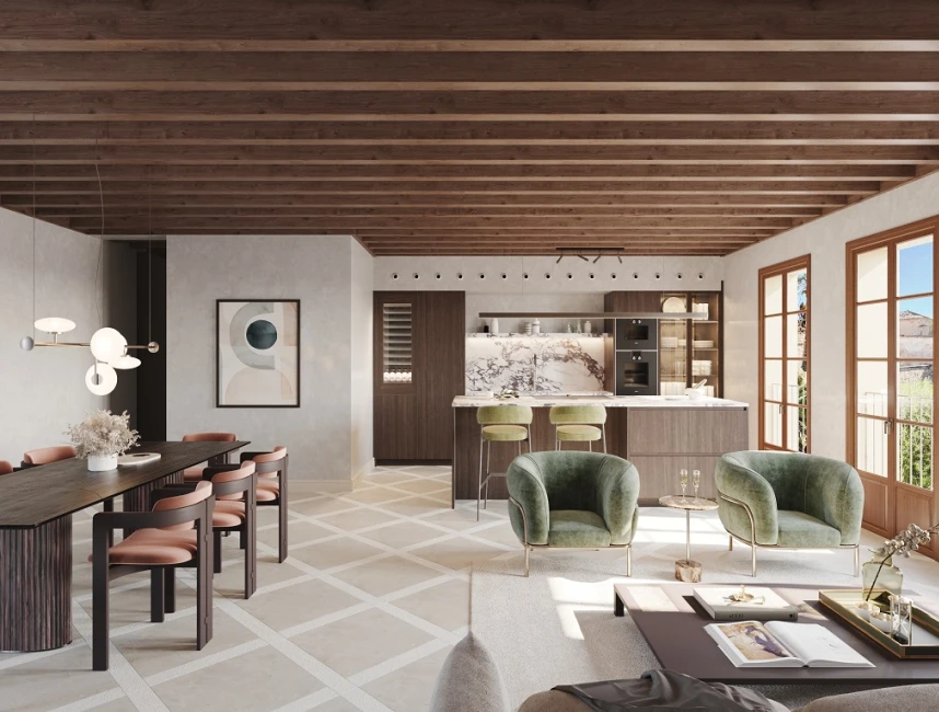 Luxury Living: Duplex Penthouse with terraces in a restored Renaissance gem-1