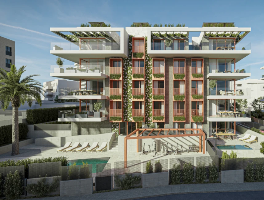 Acantos - Ny lägenhet med trädgård och privat pool-2