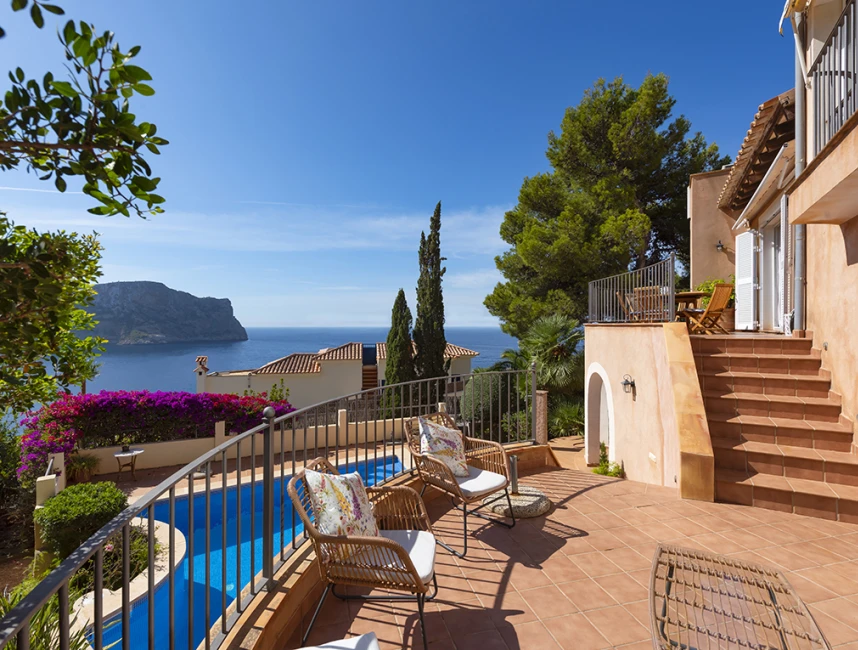 Mediterranean sea view villa with holiday licence-18