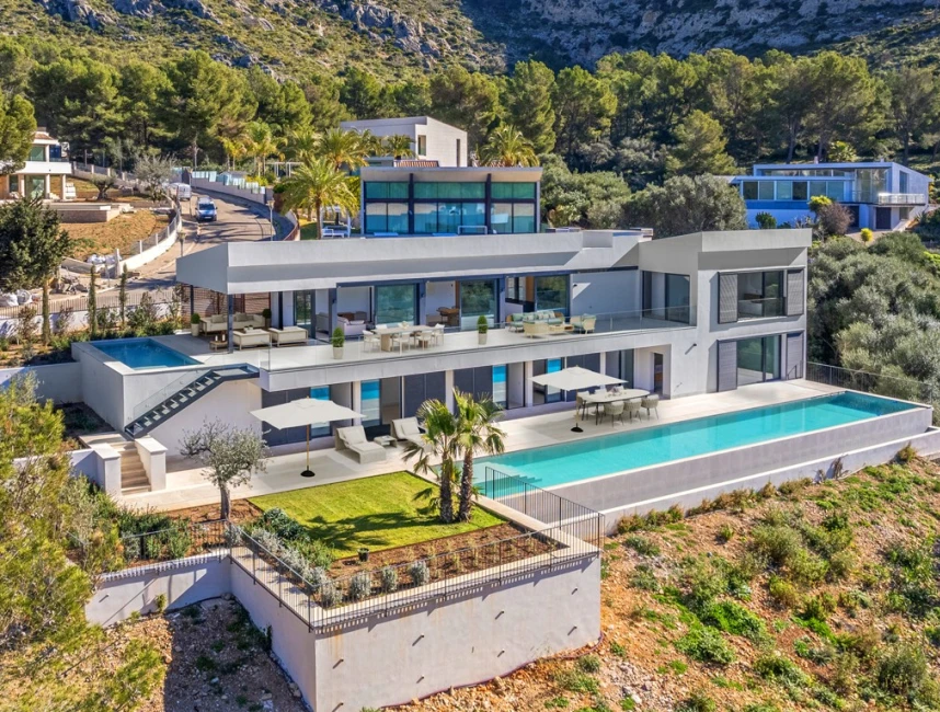 Traumhafte private Luxusvilla in Meeresnähe - Neubau-Projekt in Bonaire, Mallorca-1