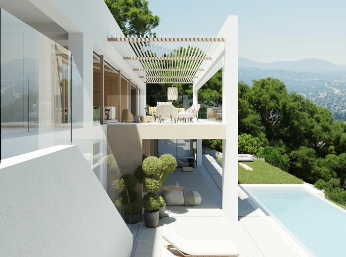 Modern newly built villa with views in Sa Font Seca-2