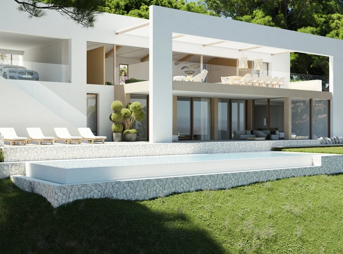 Modern newly built villa with views in Sa Font Seca-8