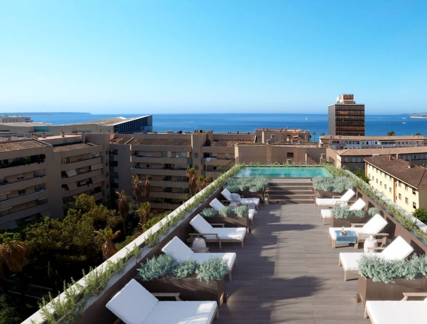 Appartement nouvellement construit avec jardin privé et piscine communautaire - Palma de Mallorca-3
