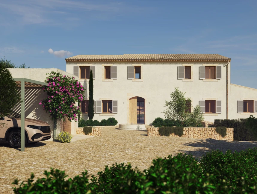 Tasteful new-build finca with stunning countryside views near Cas Concos-4