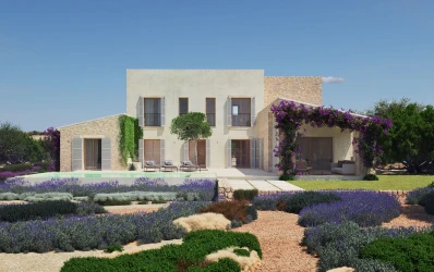Tasteful new-build finca with stunning countryside views near Cas Concos