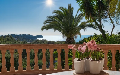Villa bien entretenue avec vue sur la mer à Costa de la Calma