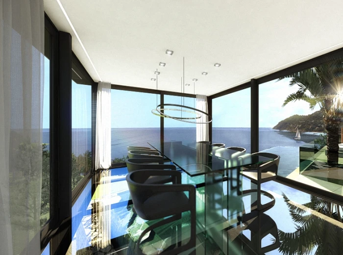 Vila moderna amb impressionants vistes al mar a Canyamel-5