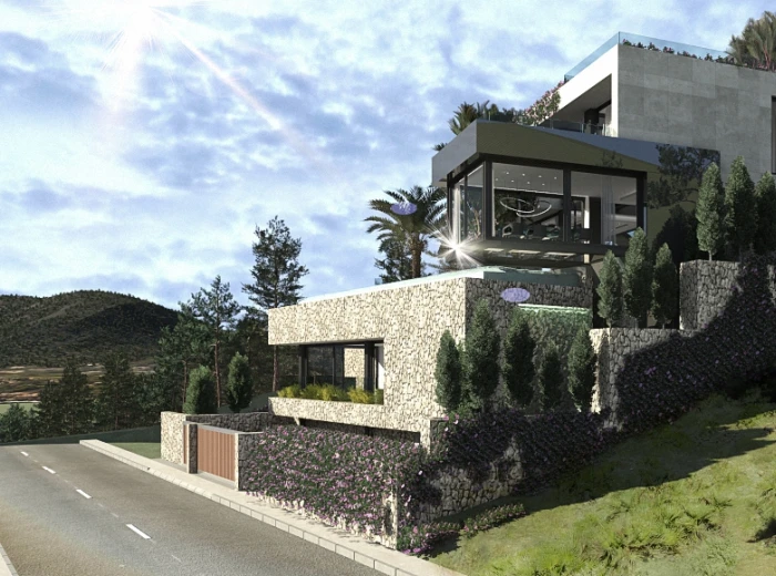 Moderne luxe villa met prachtig uitzicht op zee in Canyamel-1