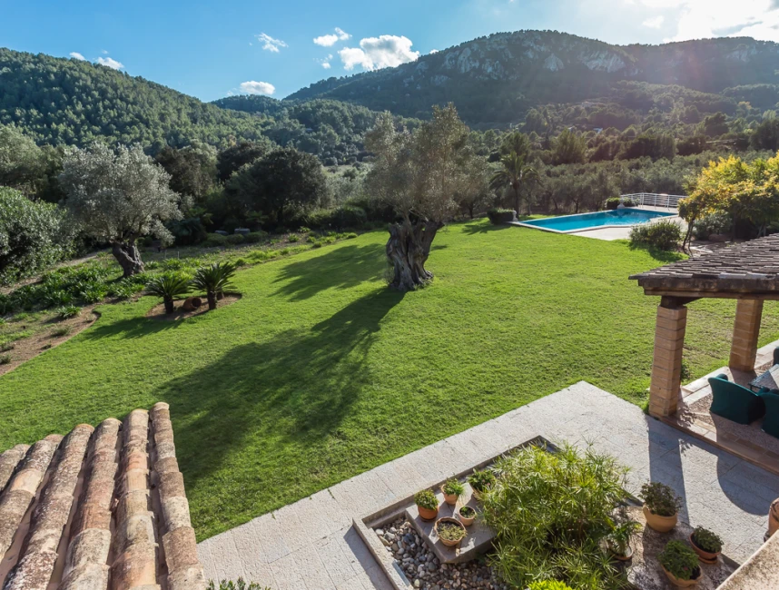 Charmant finca landgoed met olijfgaard en licentie voor vakantieverhuur in Esporles, Mallorca-4