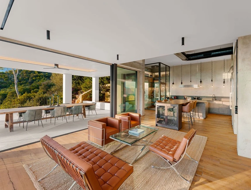 Spectaculaire "Bauhaus Loft Design" villa met uitzicht op de baai van Palma-6