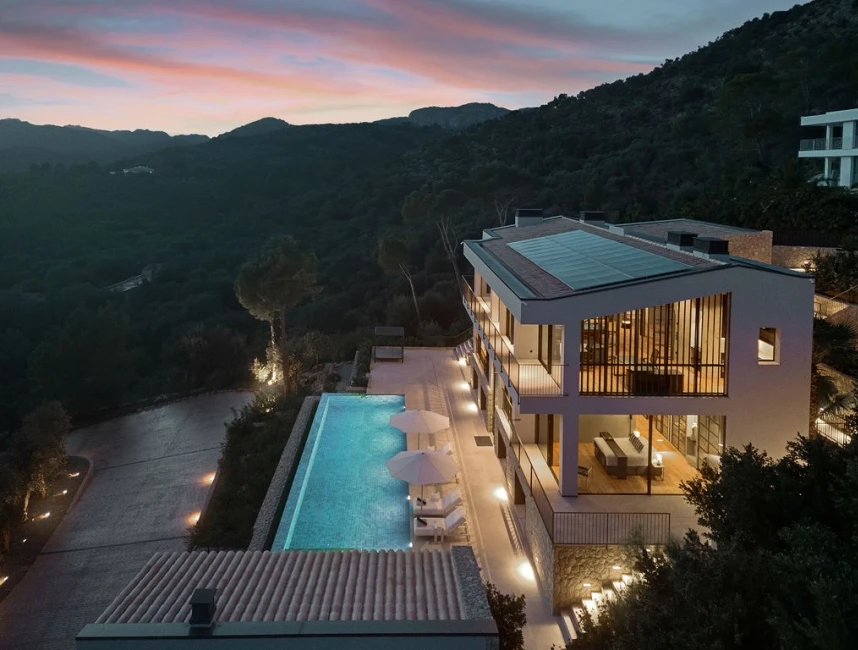 Spectaculaire villa moderne avec vue sur la baie de Palma-49