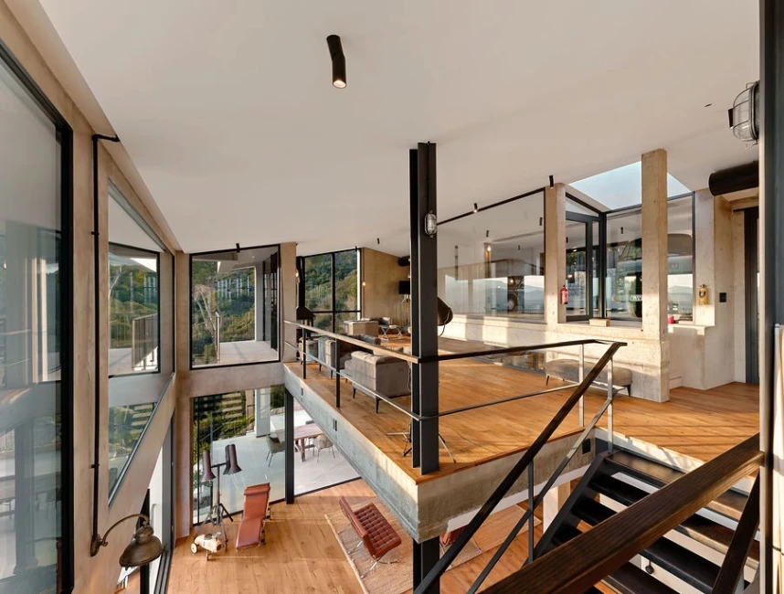 Spectaculaire "Bauhaus Loft Design" villa met uitzicht op de baai van Palma-20