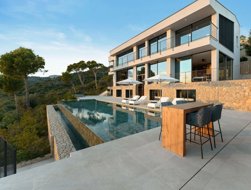 Spectaculaire villa moderne avec vue sur la baie de Palma-30