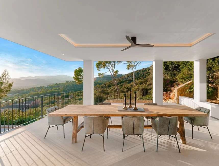 Spectaculaire "Bauhaus Loft Design" villa met uitzicht op de baai van Palma-13