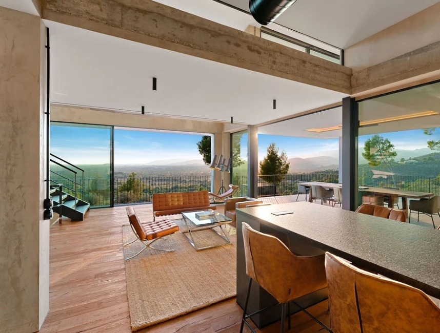 Spectaculaire "Bauhaus Loft Design" villa met uitzicht op de baai van Palma-8