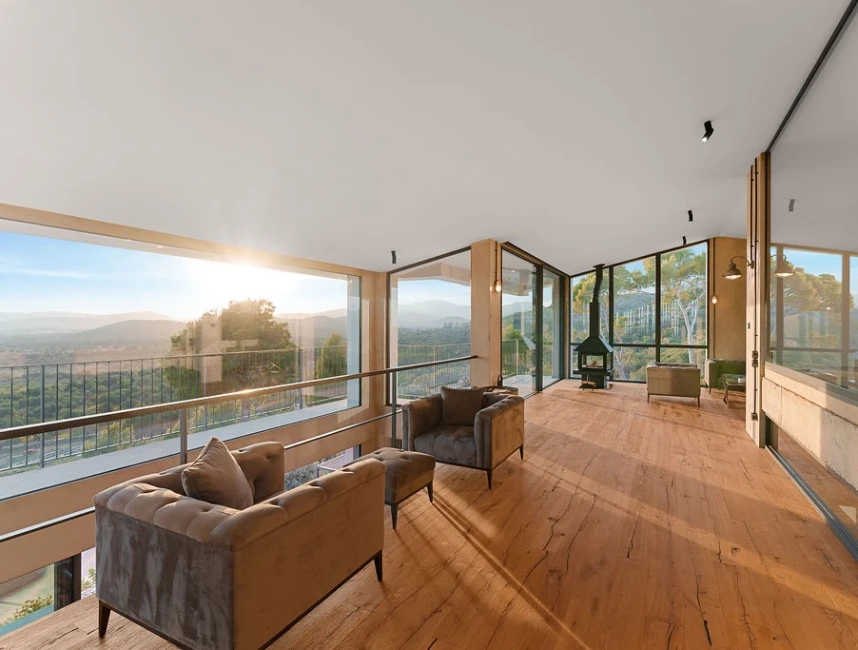 Spectaculaire "Bauhaus Loft Design" villa met uitzicht op de baai van Palma-22