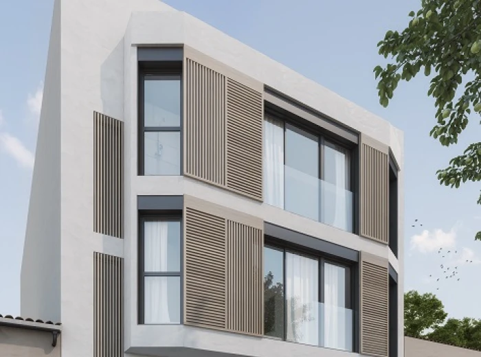 Piękny nowy nowoczesny dom nad morzem w Portixol - Majorka-1