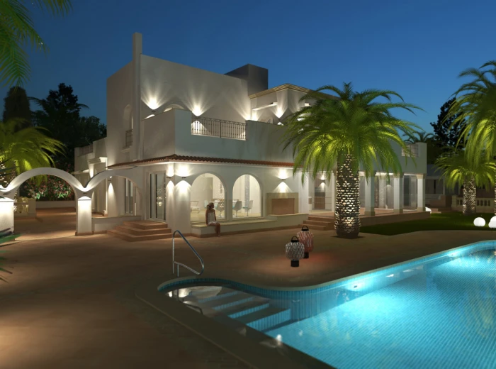 Villa mit Gästehaus, fußläufig zur Cala Gran-23
