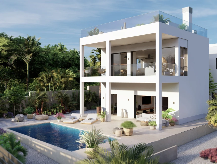 Plot with license for villa with sea views-1