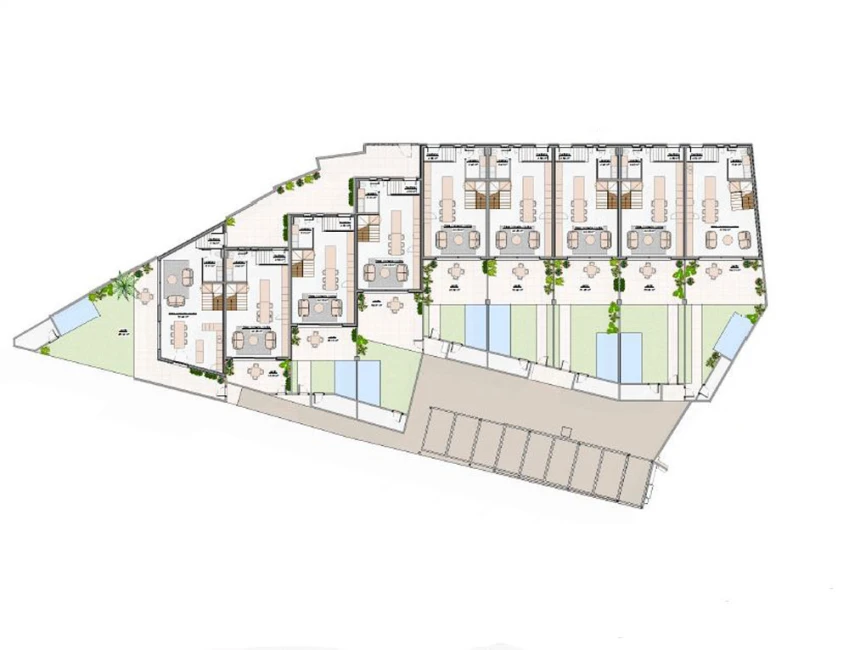Ökorustikale Stadthäuser mit privaten Swimmingpools in Sencelles-10