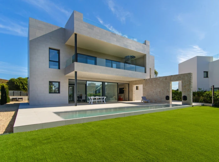 Modern new built villa with sea views in Puig de Ros-1