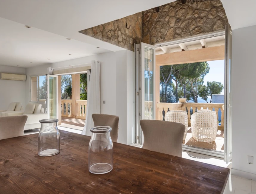 Dubbel perceel met zeezicht villa in Costa d'en Blanes-6