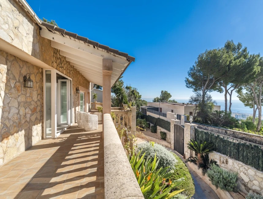 Double plot with sea view villa in Costa d'en Blanes-15