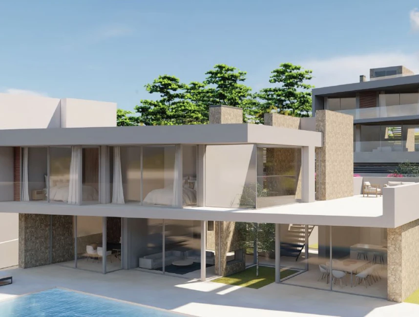 Villa di nuova costruzione di alta qualità con vista mare a Bellavista-1