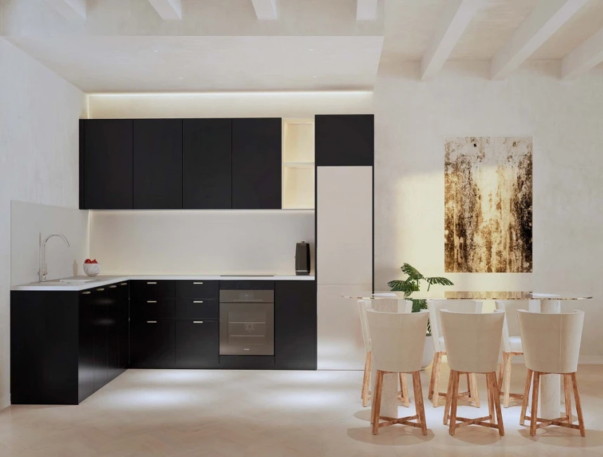 Timeless newly built flat with parking & lift in the Old Town - Palma-5