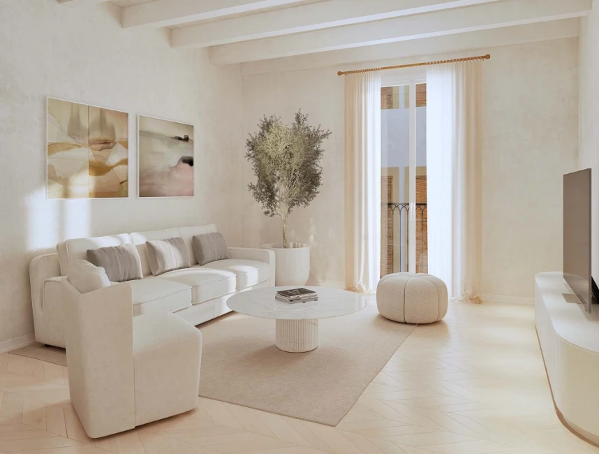 Timeless newly built flat with parking & lift in the Old Town - Palma-3