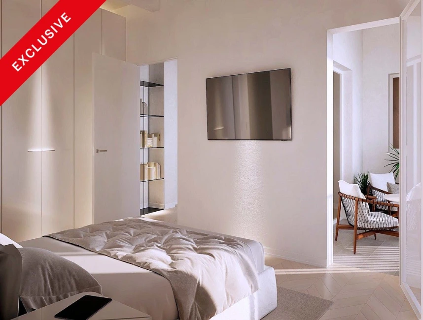 Timeless newly built flat with parking & lift in the Old Town - Palma-1