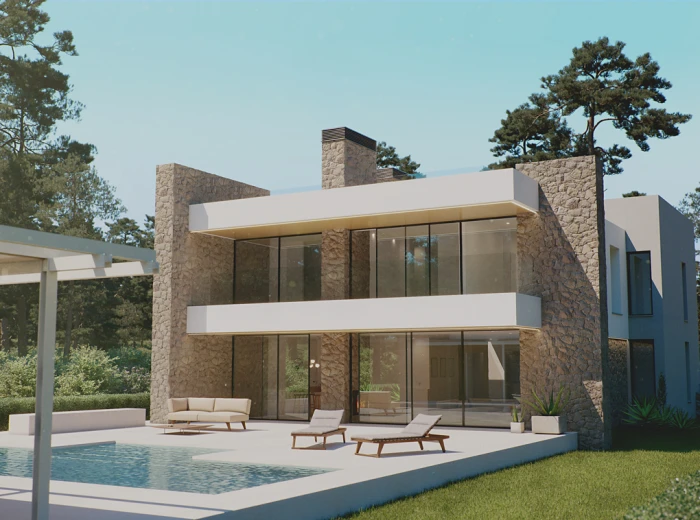 Moderne luxe villa vlakbij het strand te koop, Puerto Pollensa-1