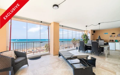 Uroczy i jasny apartament z widokiem na morze, Playa de Palma