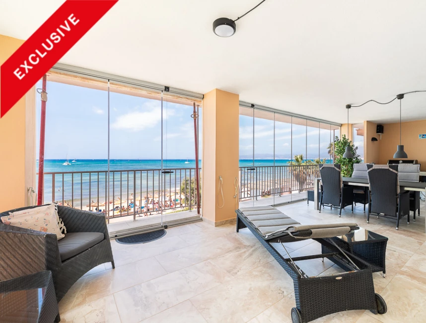 Affascinante e luminoso appartamento con vista sul mare, Playa de Palma-1