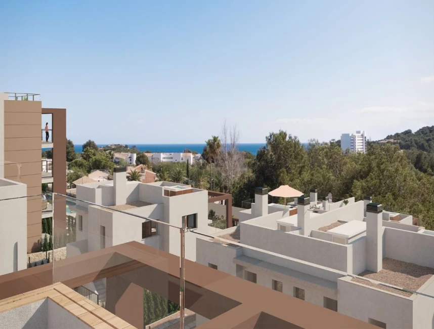 Moderna vila en un nou complex amb piscina a Font de sa Cala-11