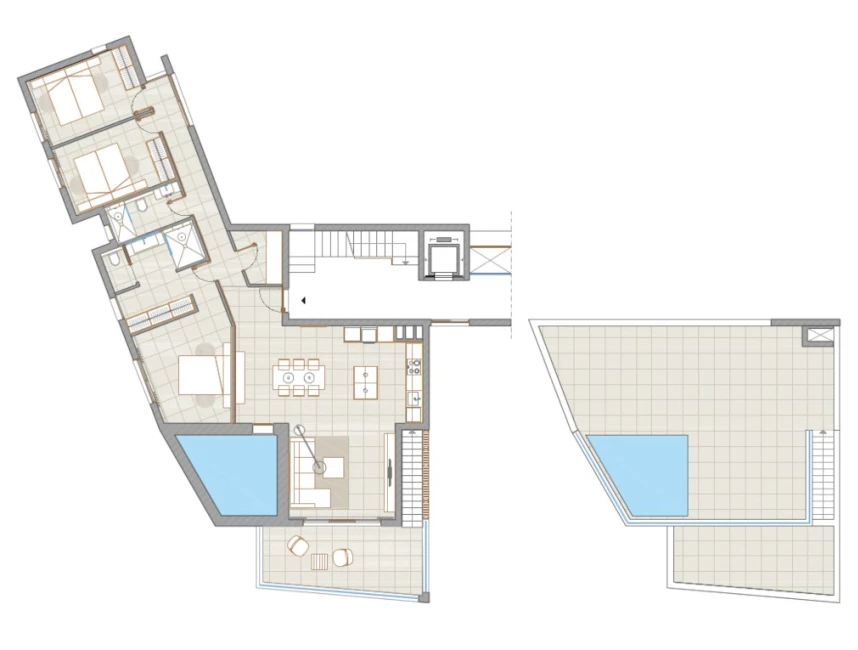 Can Estadé: Nybyggd takvåning med havsutsikt och privat takpool och terrass-13