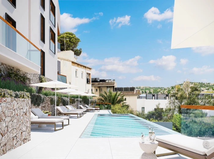 Can Estadé: New build sea view penthouse with private rooftop pool and terrace-11
