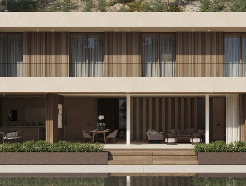 Luxury villa under construction with mountain views-3