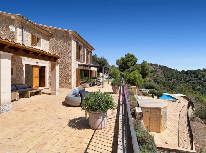Stone finca with valley and sea views-12