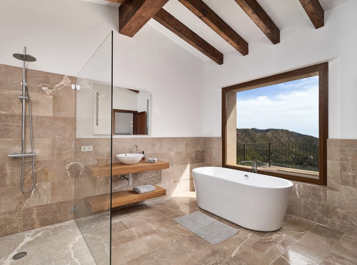 Stone finca with valley and sea views-9
