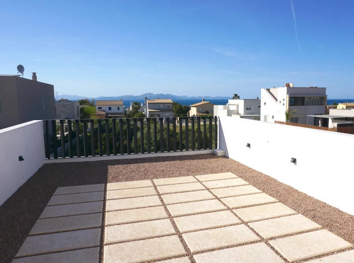 New build villa with sea view and pool in Colònia St. Pere-3