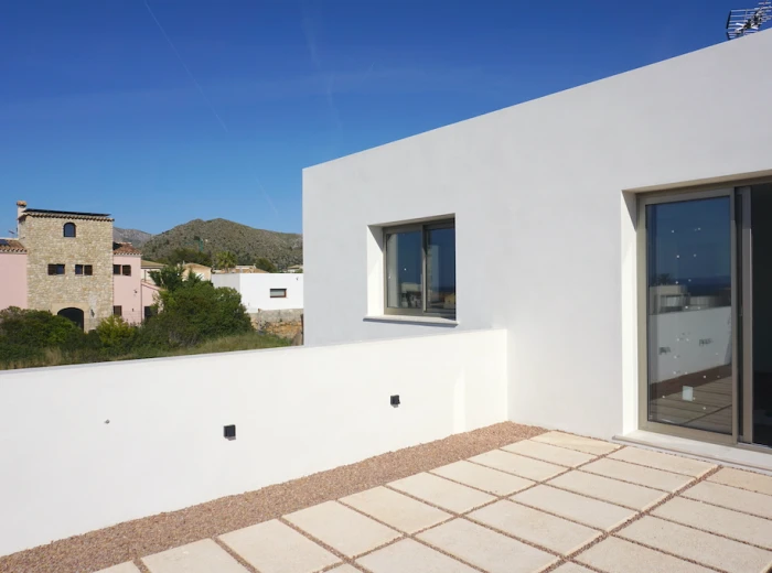 New build villa with sea view and pool in Colònia St. Pere-8