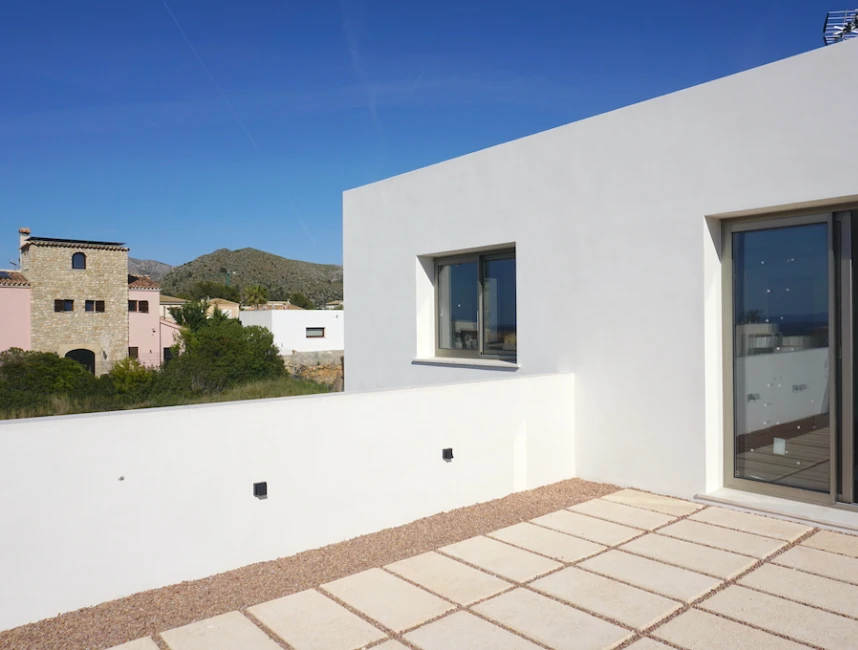 New build villa with sea view and pool in Colònia St. Pere-8