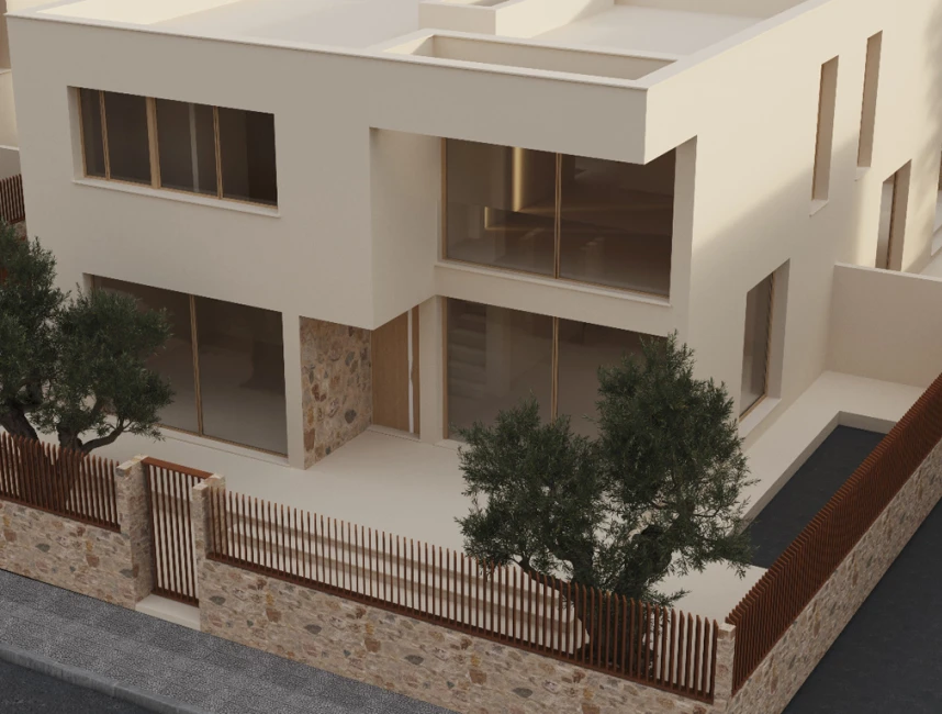 Obra nueva: Excelentes casas adosadas en venta en Can Picafort-3