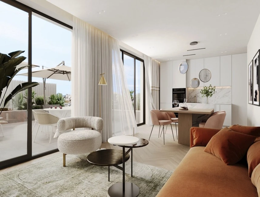 Modern living with design elements in new building project - Palma de Mallorca, Nou Llevant-1