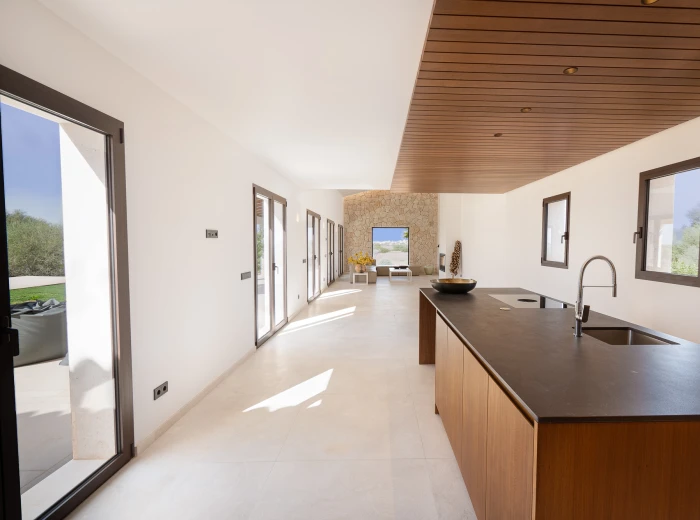 Modern new build villa with views of Ses Salines-13
