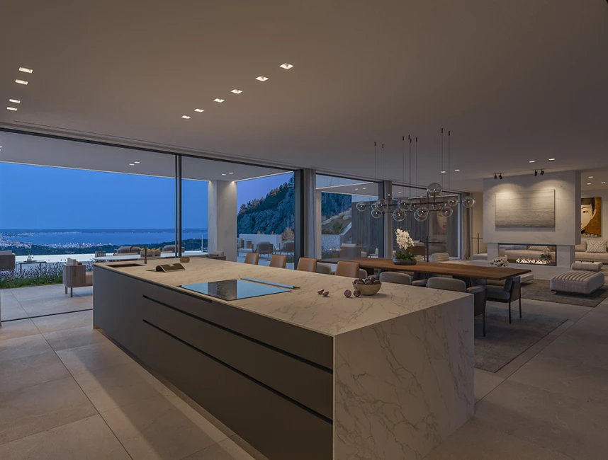 Excepcional villa con vistas al mar en construcción en Son Vida-17