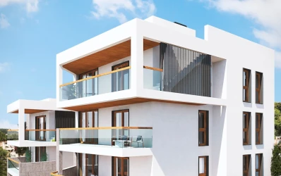 Can Estadé: Nieuwbouw gelijkvloers appartement met privétuin vlakbij het strand